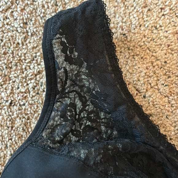 Delmira front closure bra. Black. 42DD - Picture 3 of 6